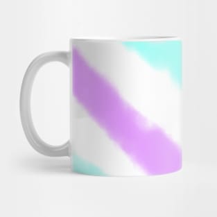 Colorful watercolor stripes art design Mug